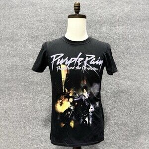 Prince Purple Rain Revolution Graphic T Shirt Black Missguided Size S Motorcycle
